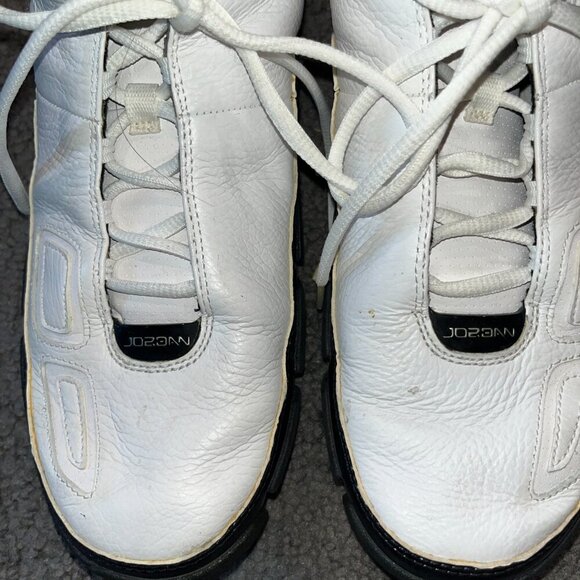 NIKE AIR JORDAN ENHANCER 2007 High Top Sneakers Kicks White/Black Like New 11.5 - Picture 9 of 14